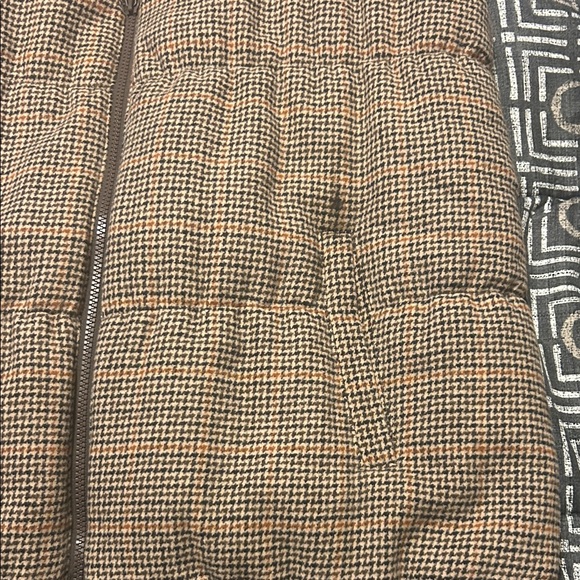 Maurices Brown Houndstooth Women's Vest - Picture 3 of 4